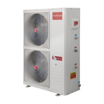 Edelstahlblechmetall 120°-Dampf-Hochtemperatur-Luftwärmepumpe R410 Kühlung