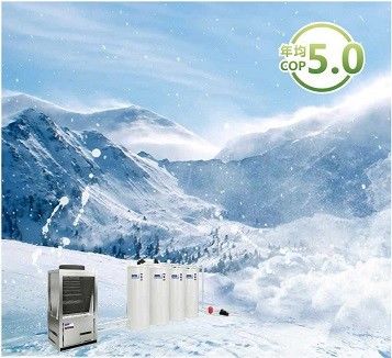 Wärmepumpe Heizkörper Monoblock EVI Cold Climate Air Source 55dB