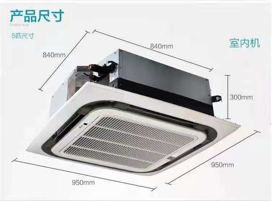 Abkühlende und erhitzende aufgeteilte Klimaanlage an der Wand befestigtes 1HP 9000btu R410