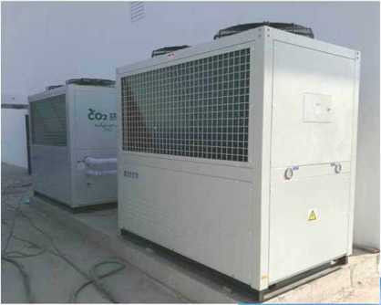 Wärmepumpe CO2 der hohen Temperatur R744 im Freien Eco freundliches 70C 90C