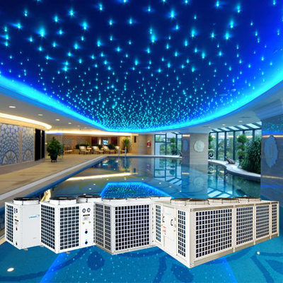 Swimmingpool DC-Inverter-Wärmepumpe-kohlenstoffarmer Weg, zum des Wassers Stepless zu wärmen